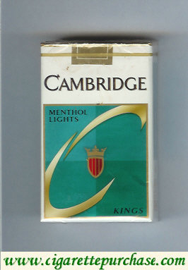 Cambridge Menthol Lights cigarettes